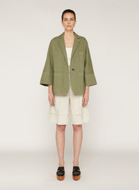 Sage_1QTY // Blazer à motif quadrillé - Sage