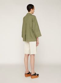 Sage_1QTY // Blazer à motif quadrillé - Sage