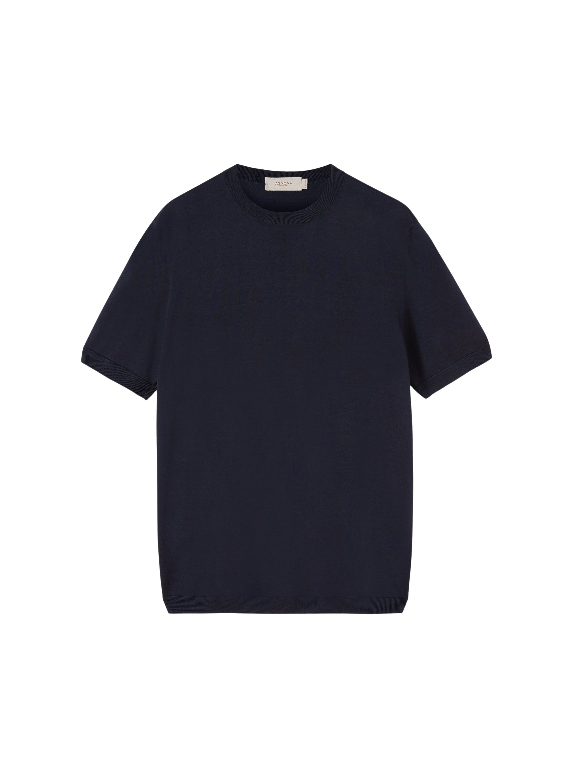 Eclipse_1QTY // T-shirt col côtelé en soie - Eclipse