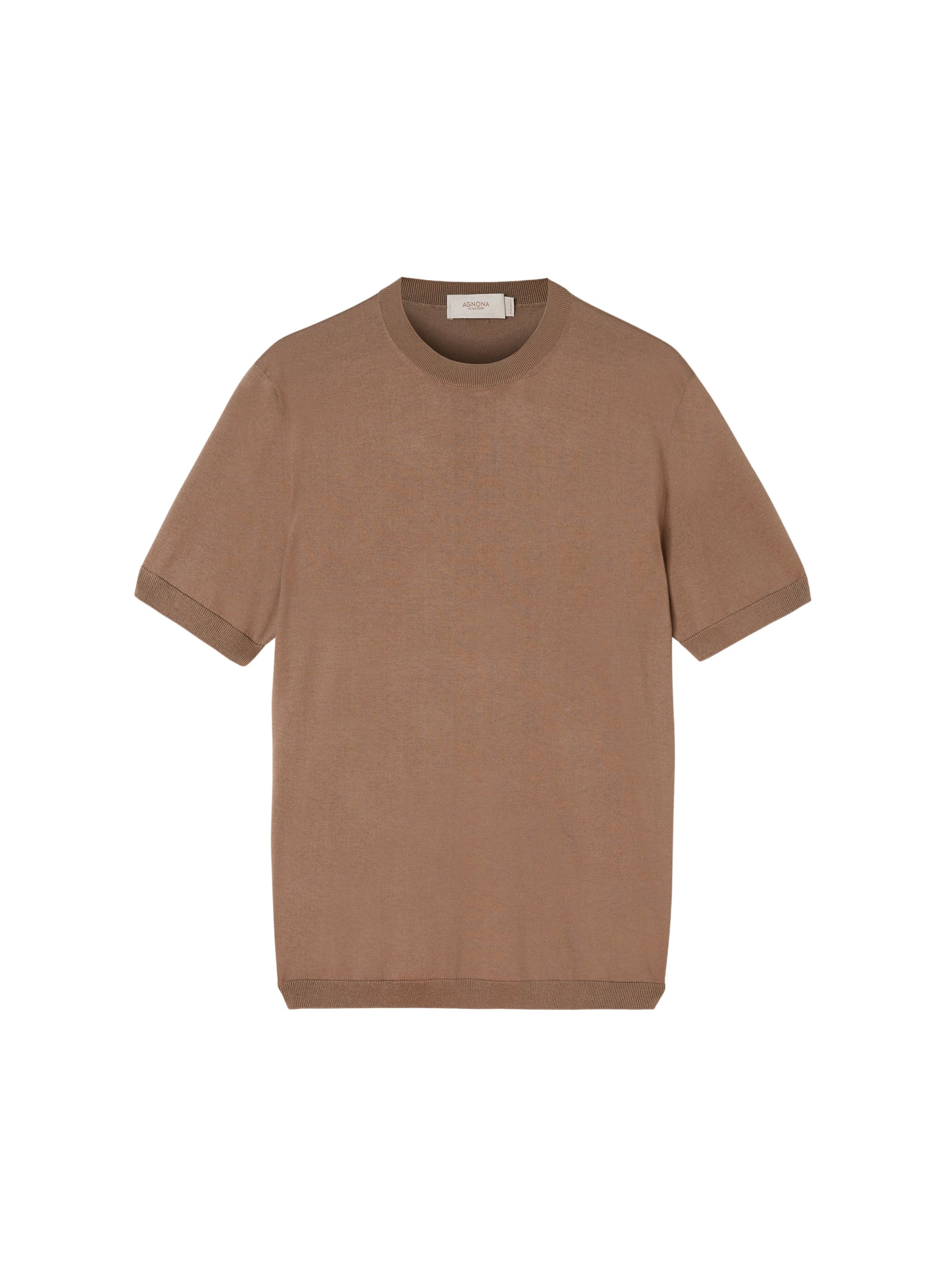 Linen_2QTY // T-shirt col côtelé en soie - Linen