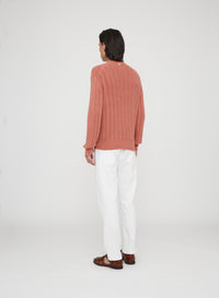 Wool ribbed jumper - Stone
