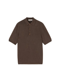 Atom_1QTY // Polo à patte de boutonnage en lin - Atom