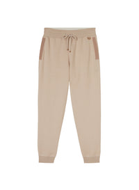 Sand_3QTY // Pantalon de survêtement à bandes texturées en soie - Sand