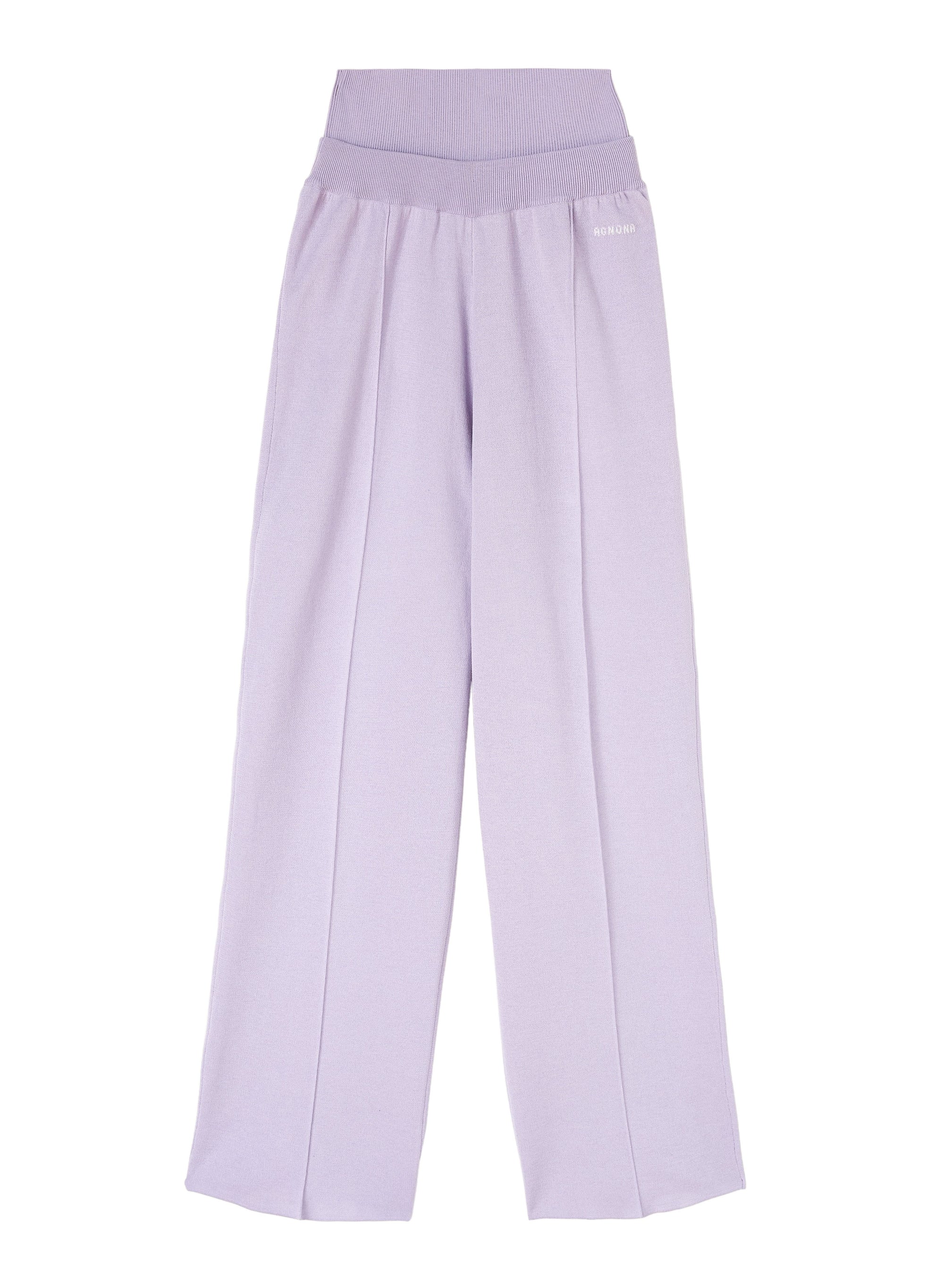 Malva_2QTY // Pantalon large côtelé en soie - Malva