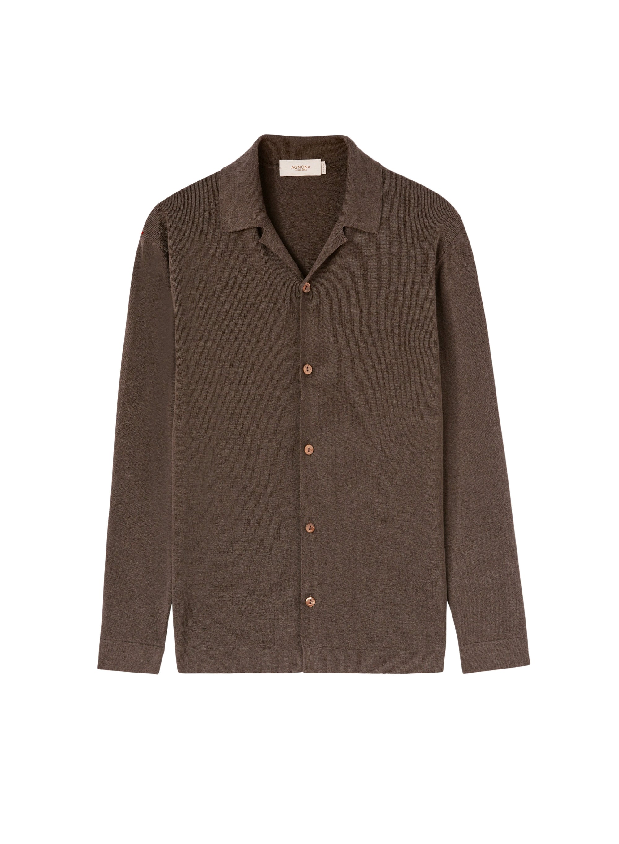 Atom_2QTY // Chemise polo à détails côtelés en lin - Atom