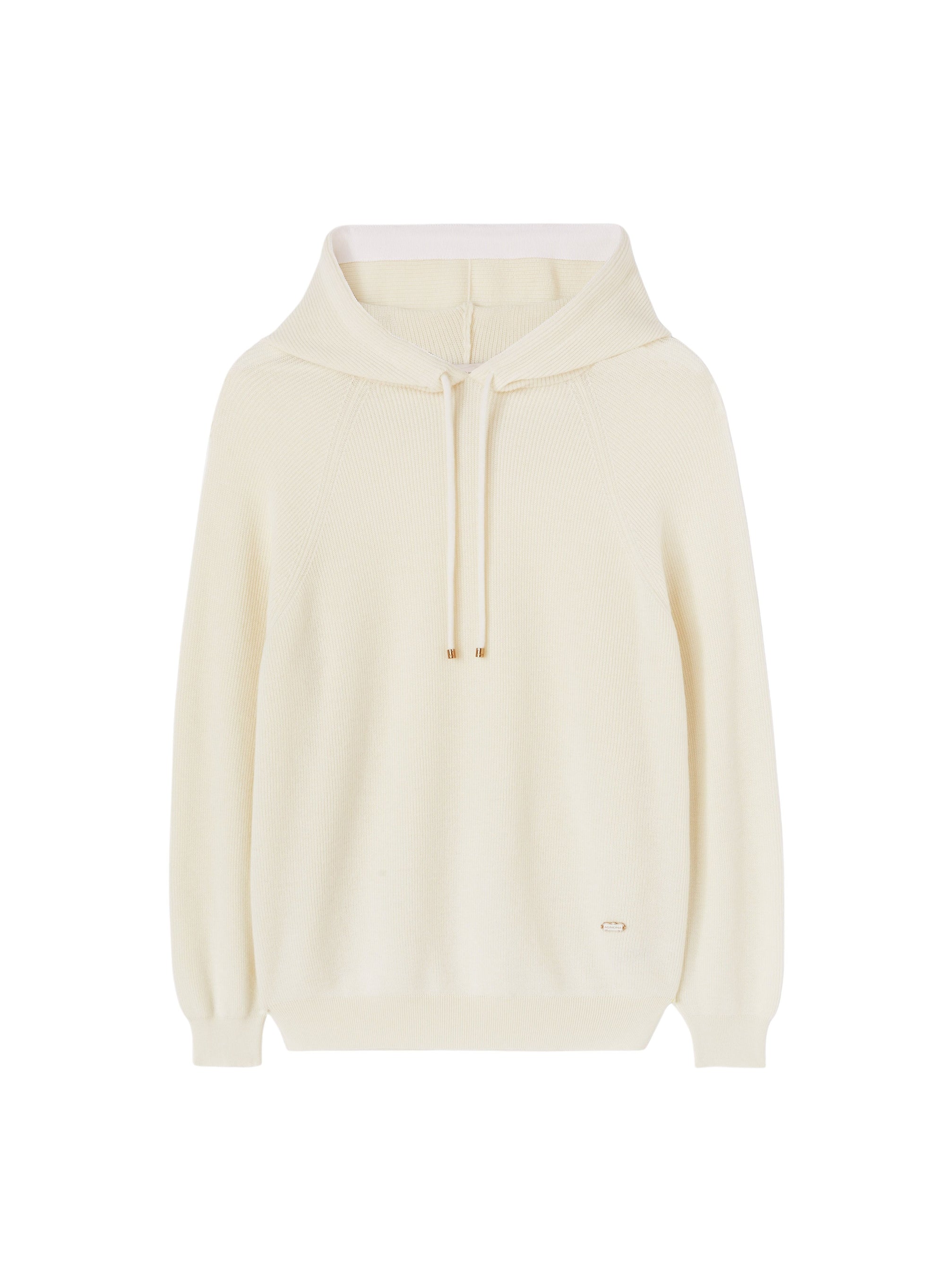 White_2QTY // Sweat-shirt à capuche en laine - White