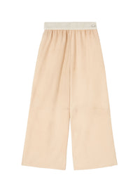 Chalk_5QTY // Pantalon court à couple ample - Chalk