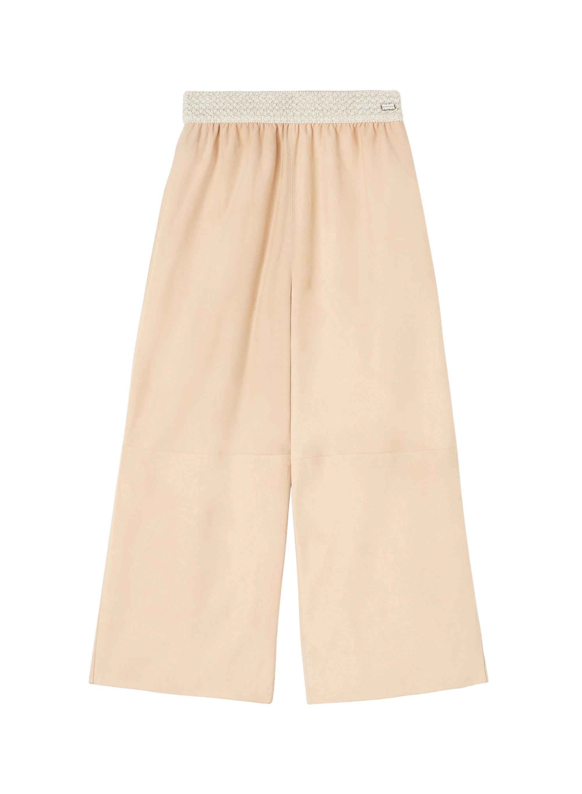 Chalk_5QTY // Pantalon court à couple ample - Chalk