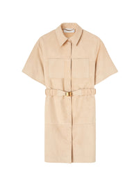 Chalk_5QTY // Robe chemise ceinturée - Chalk