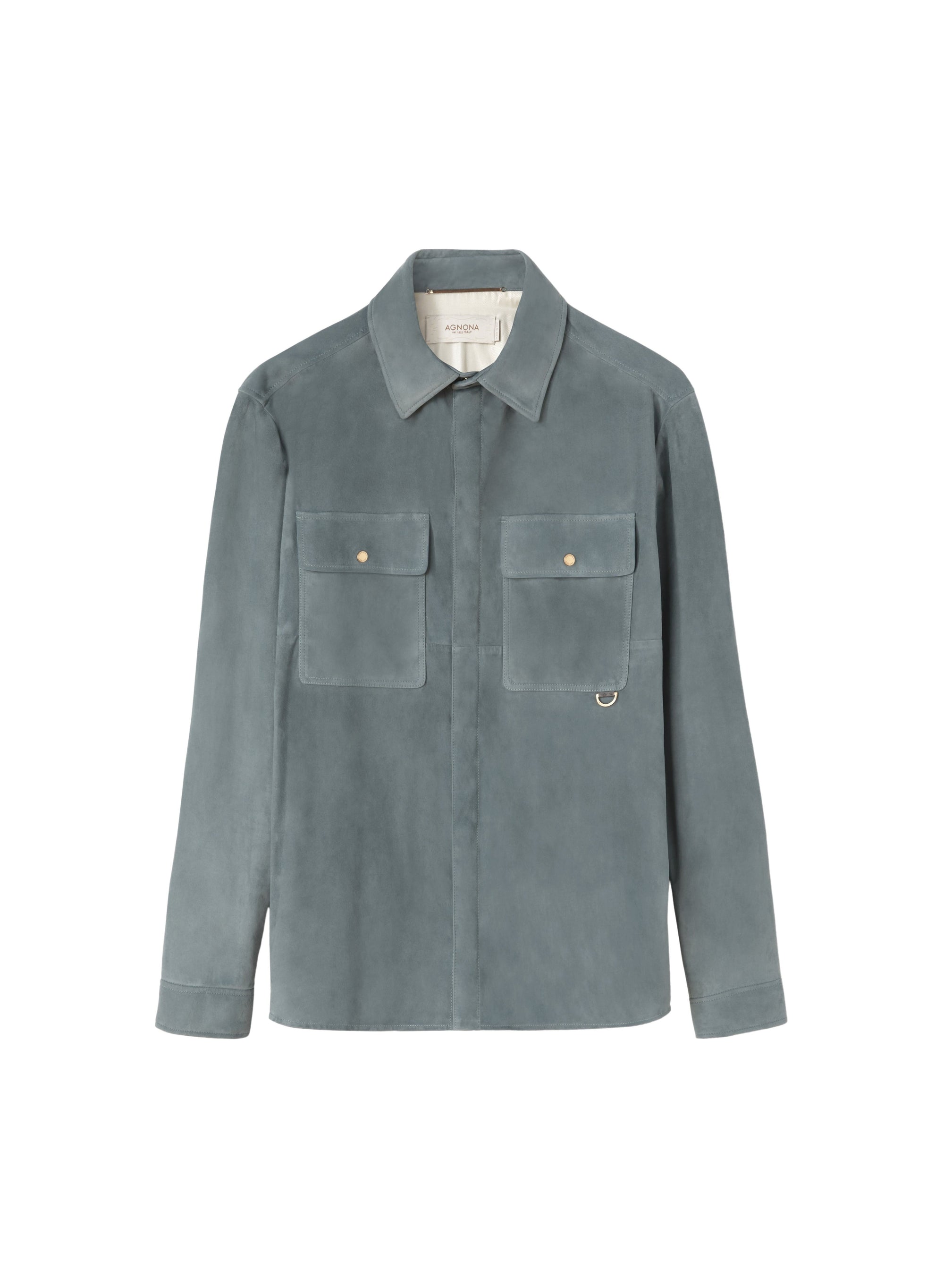 Chambray_3QTY // Chemise à poches en daim - Chambray