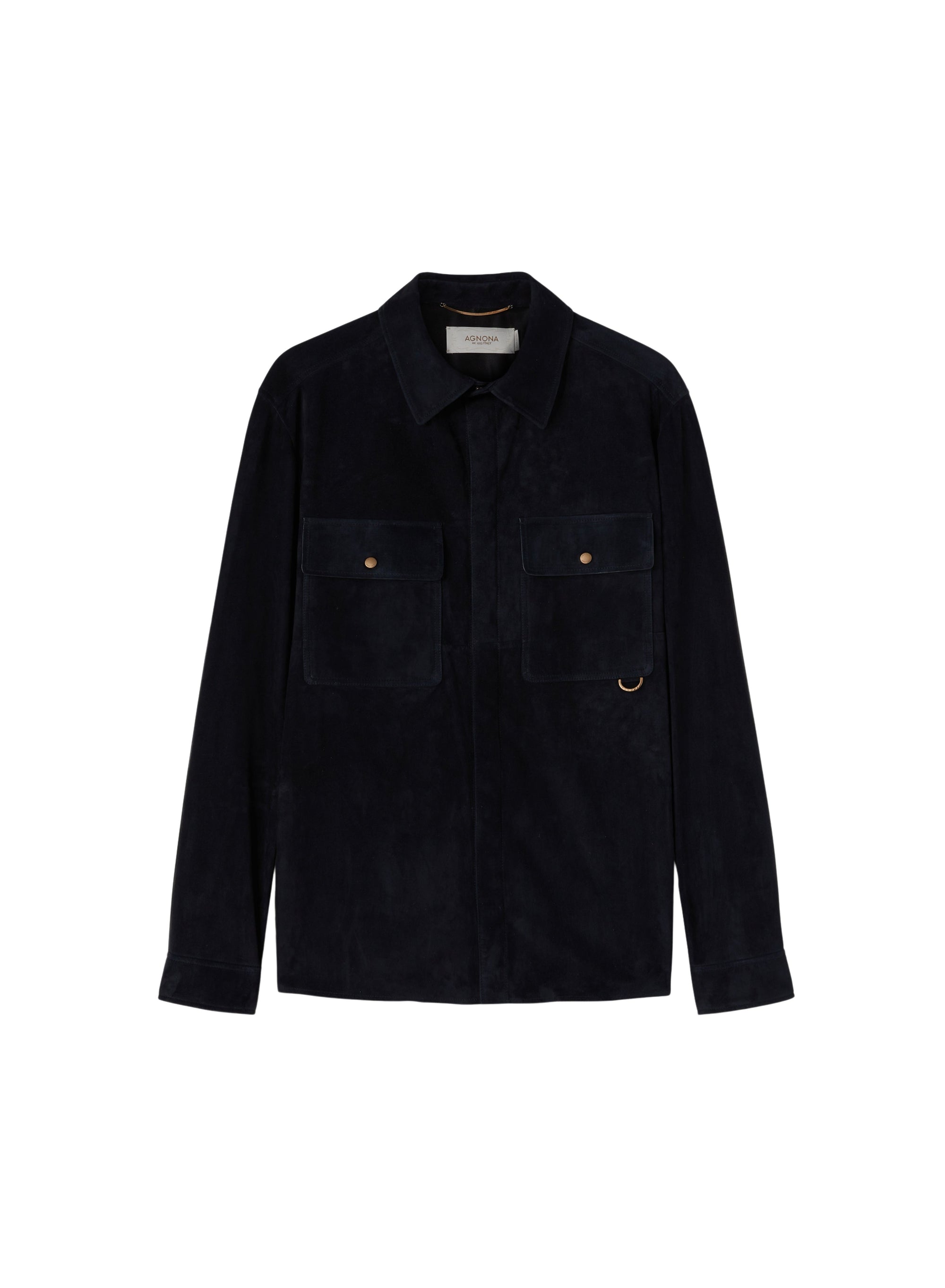 Eclipse_1QTY // Chemise à poches en daim - Eclipse