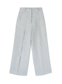 Celeste_1QTY // Pantalon ample et plissé en lin - Celeste