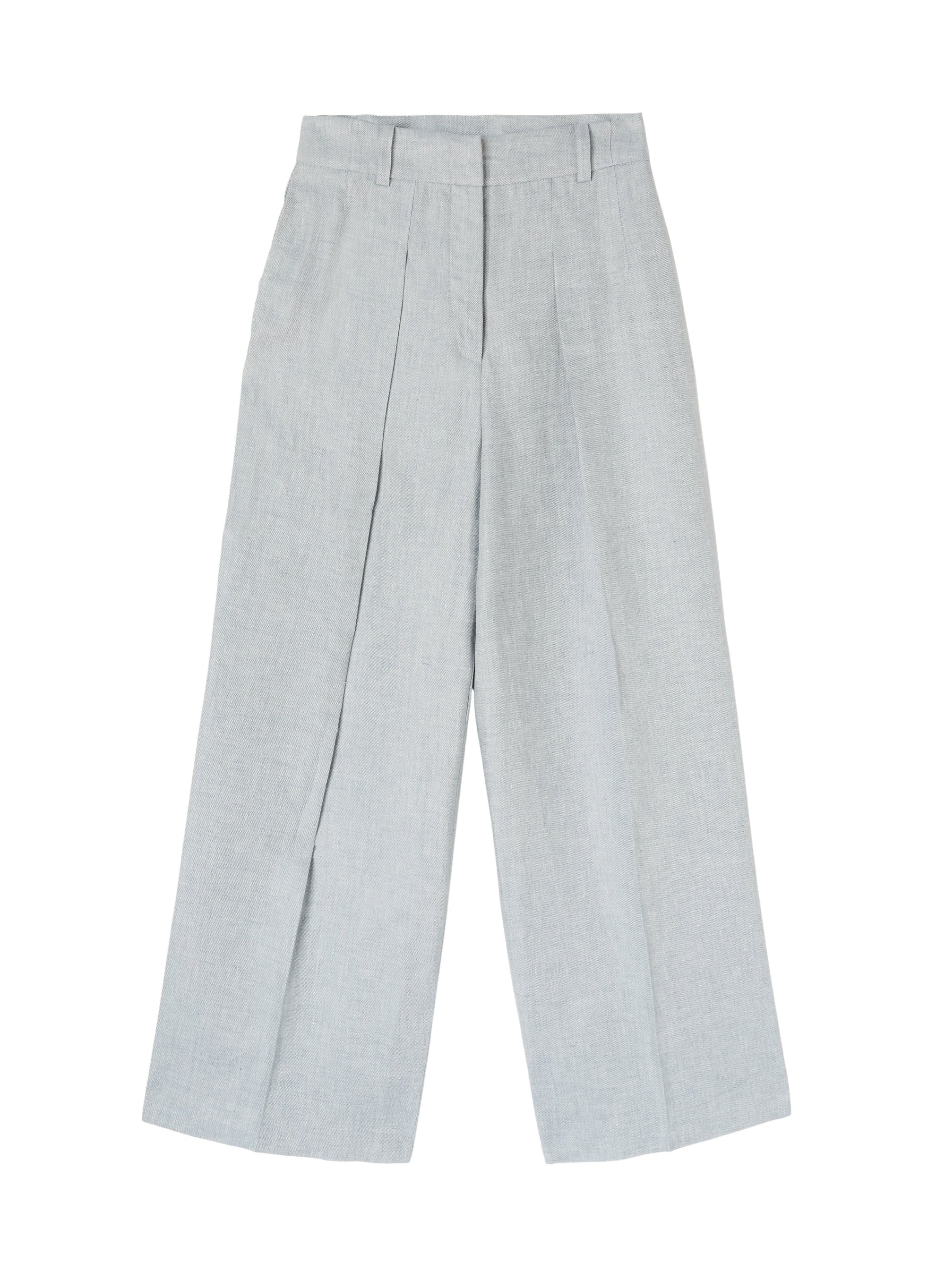 Celeste_1QTY // Pantalon ample et plissé en lin - Celeste