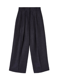 Caviar_1QTY // Pantalon ample et plissé en lin - Caviar