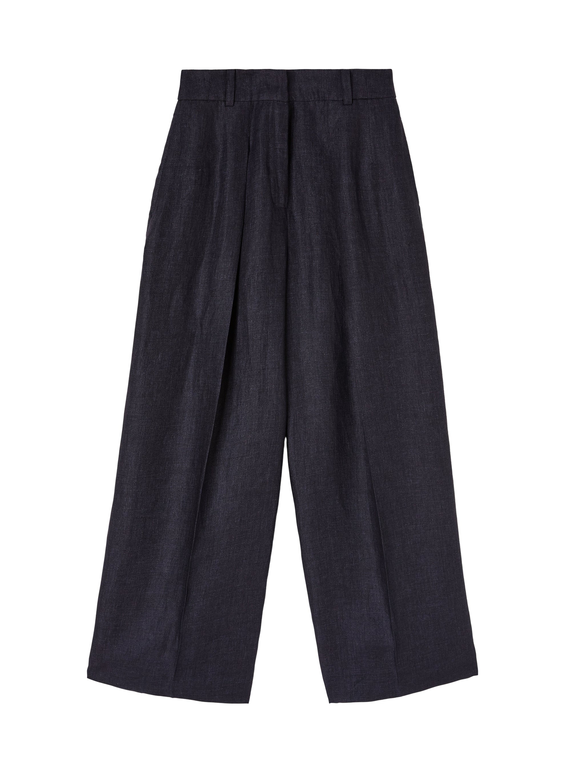 Caviar_1QTY // Pantalon ample et plissé en lin - Caviar