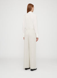 Chalk_1QTY // Pantalon large à carreaux - Chalk