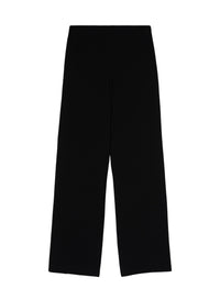 Black_2QTY // Pantalon ample à coutures verticales - Black