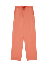Coral_1QTY // Pantalon droit à cordon de serrage - Coral
