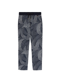 Eclipse_3QTY // Pantalon à pois en lin et soie - Eclipse