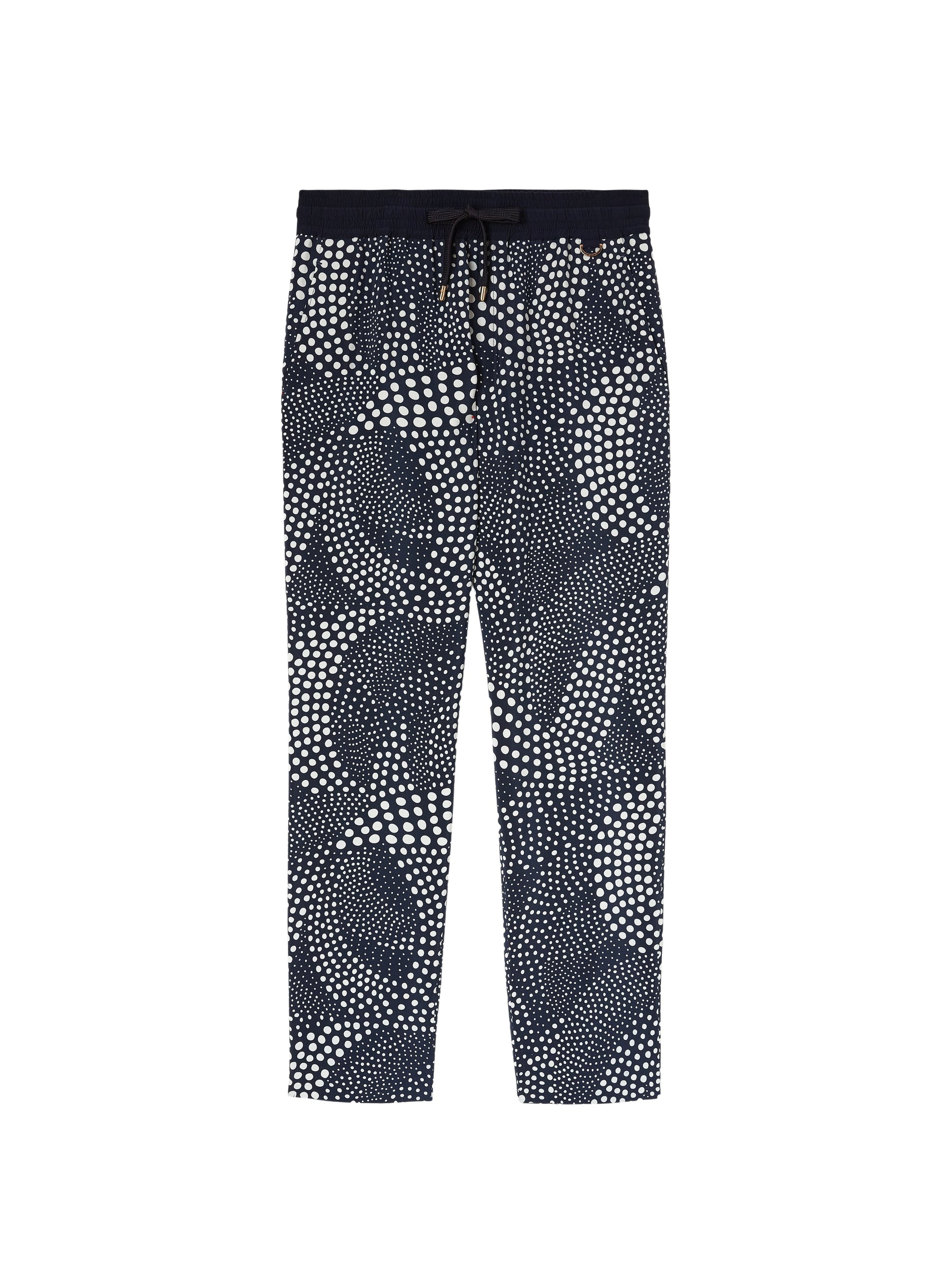 Eclipse_3QTY // Pantalon à pois en lin et soie - Eclipse