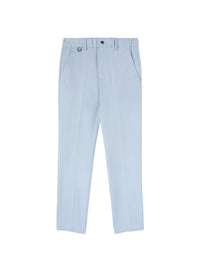 Celeste_3QTY // Pantalon droit à pince - Celeste