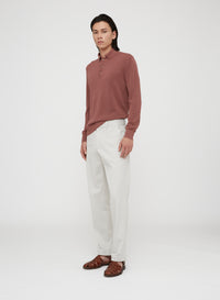 Sand_3QTY // Pantalon droit à anneau - Sand