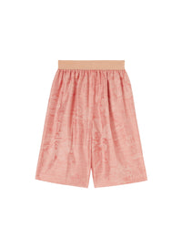 Sunset_1QTY // Short large à motif abstrait en soie - Sunset