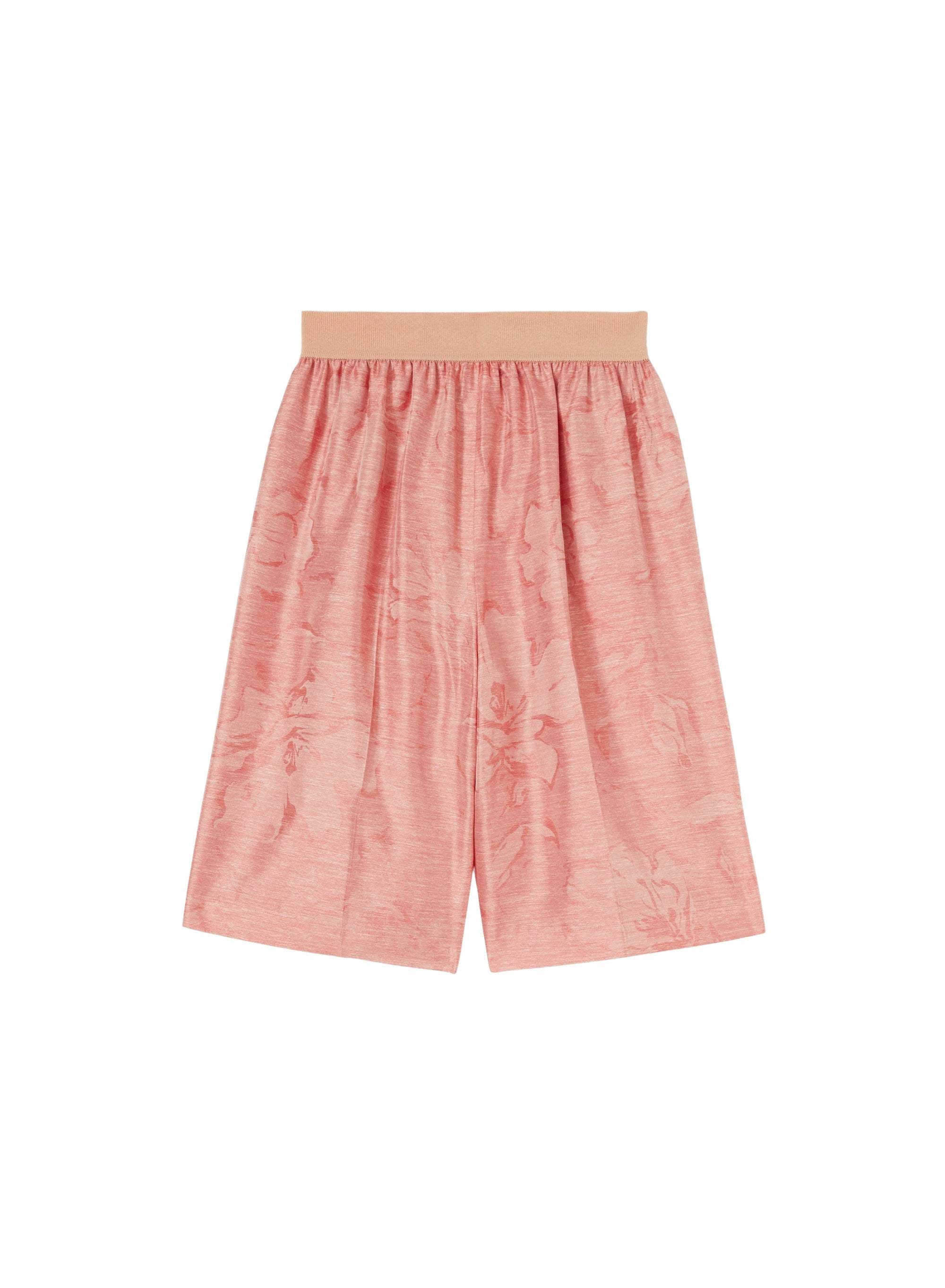 Sunset_1QTY // Short large à motif abstrait en soie - Sunset
