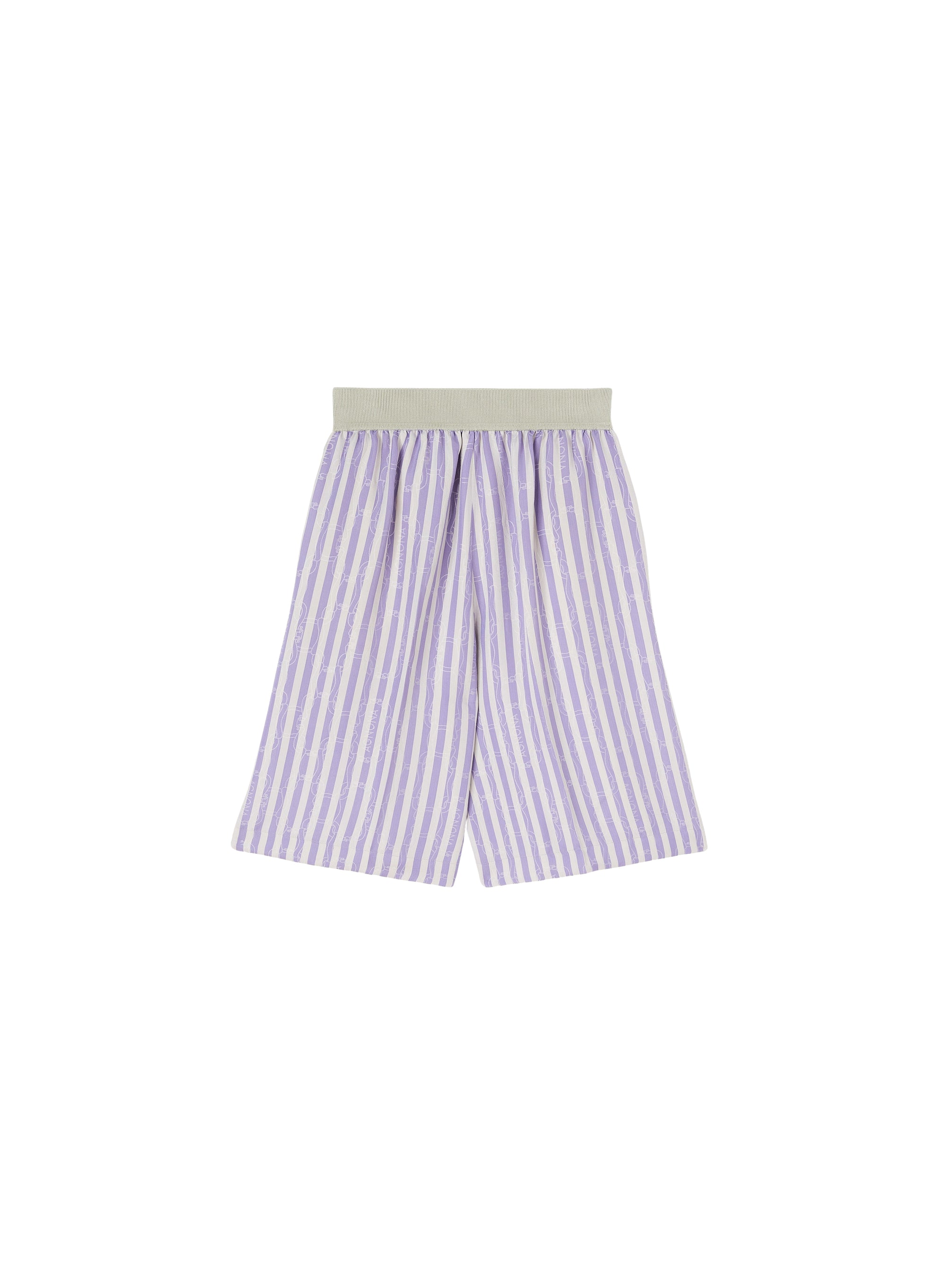 Loose-fitting two-tone striped silk trousers - Prince