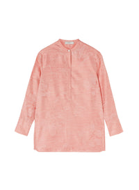 Sunset_5QTY // Chemisier à motif jacquard en soie - Sunset