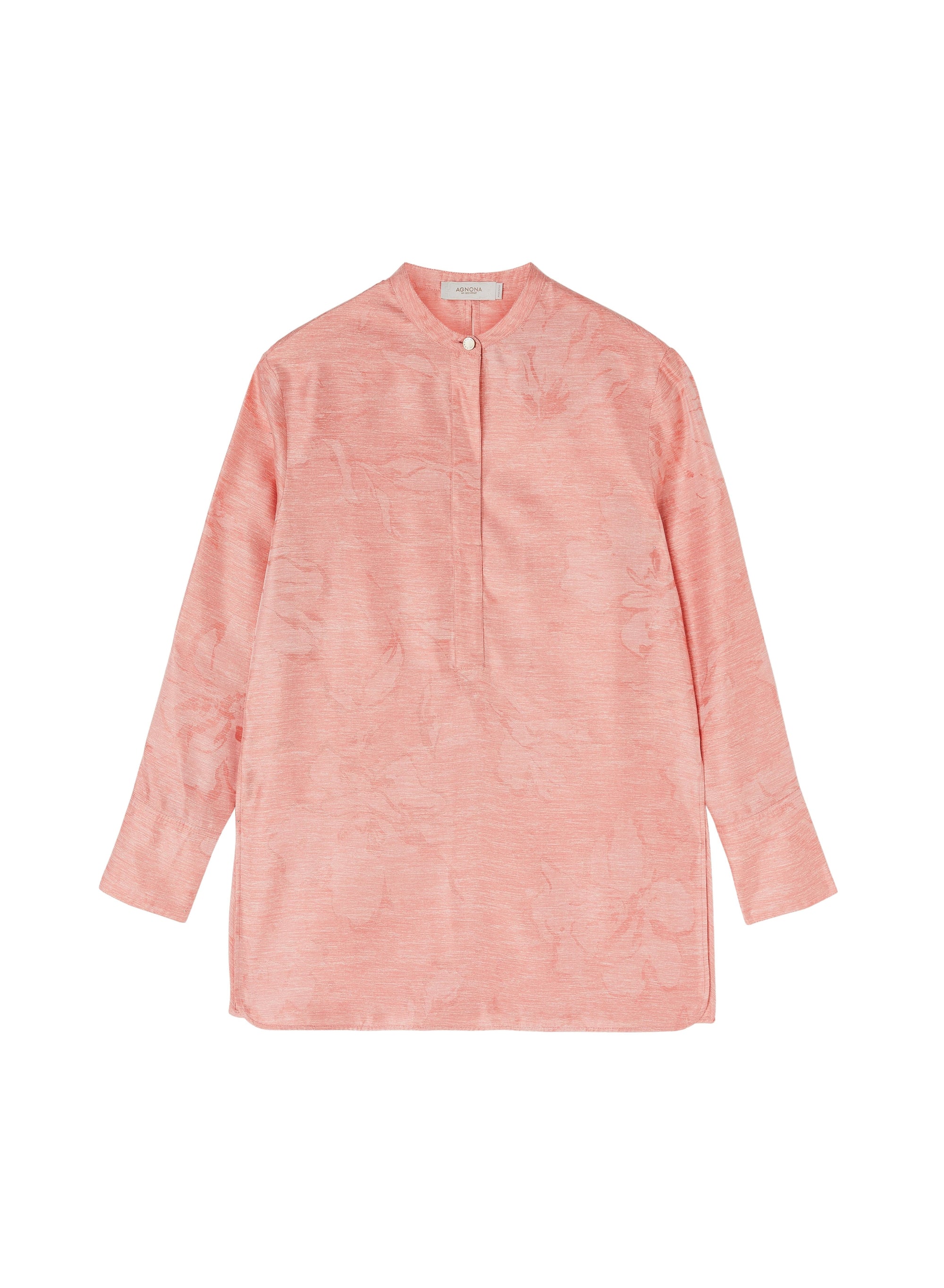 Sunset_5QTY // Chemisier à motif jacquard en soie - Sunset