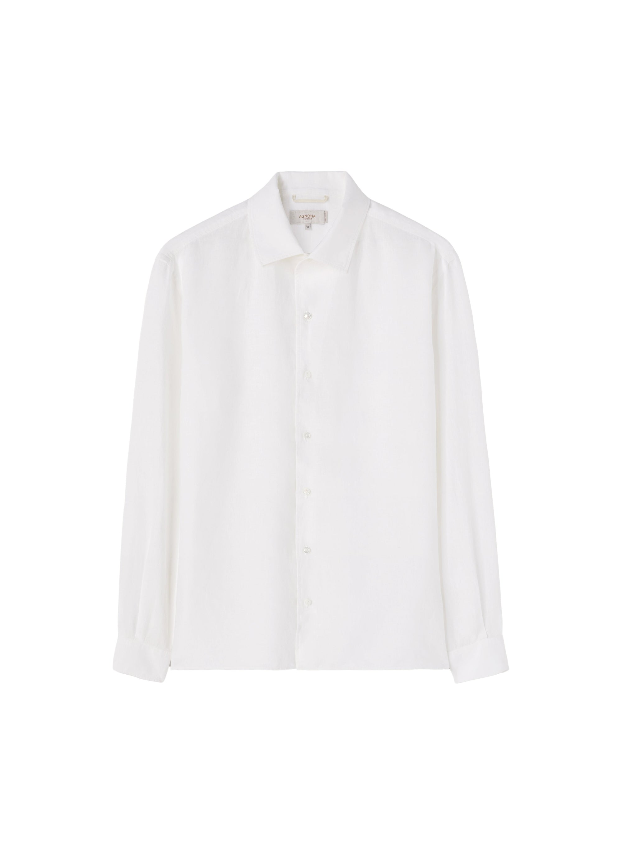 White_2QTY // Chemise à manches longues en lin - White