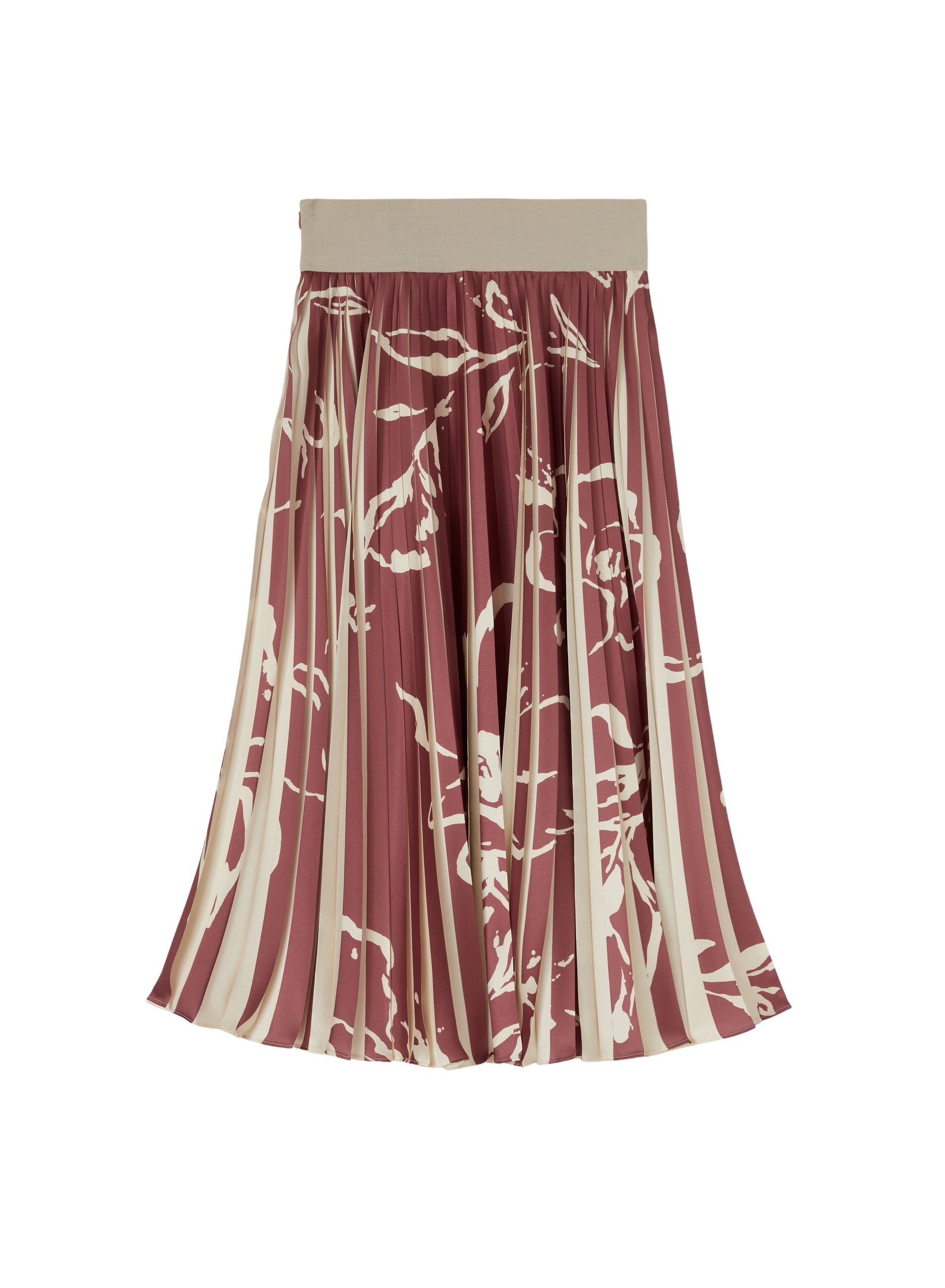 Siena_1QTY // Jupe plissée à motif abstrait - Siena