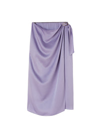 Prince_2QTY // Jupe portefeuille drapée à boucle - Prince