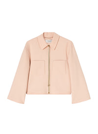 Antique_3QTY // Veste courte zippée en laine - Antique