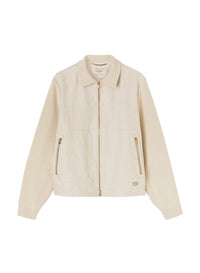 Sand_4QTY // Blouson zippé en lin - Sand