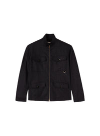 Caviar_1QTY // Veste saharienne en lin - Caviar