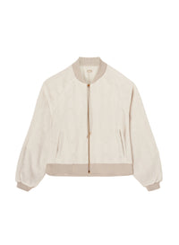 Sand_2QTY // Blouson réversible à motif embossé - Sand