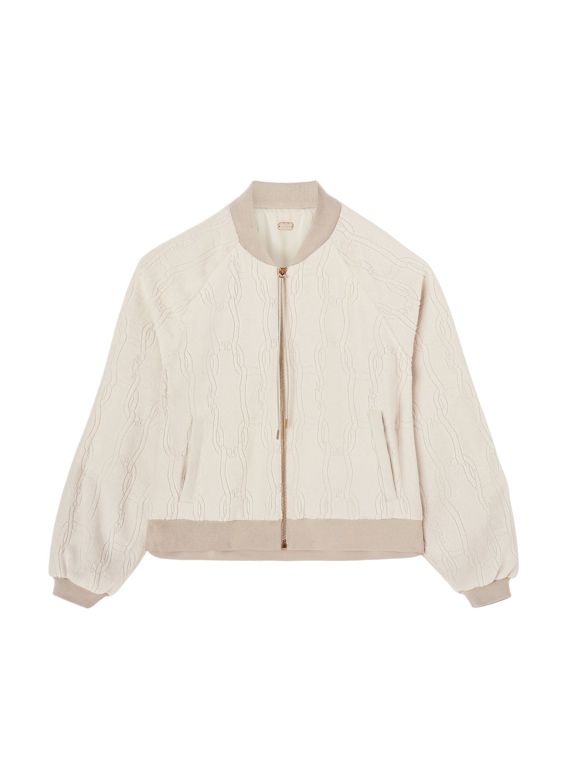 Sand_2QTY // Blouson réversible à motif embossé - Sand