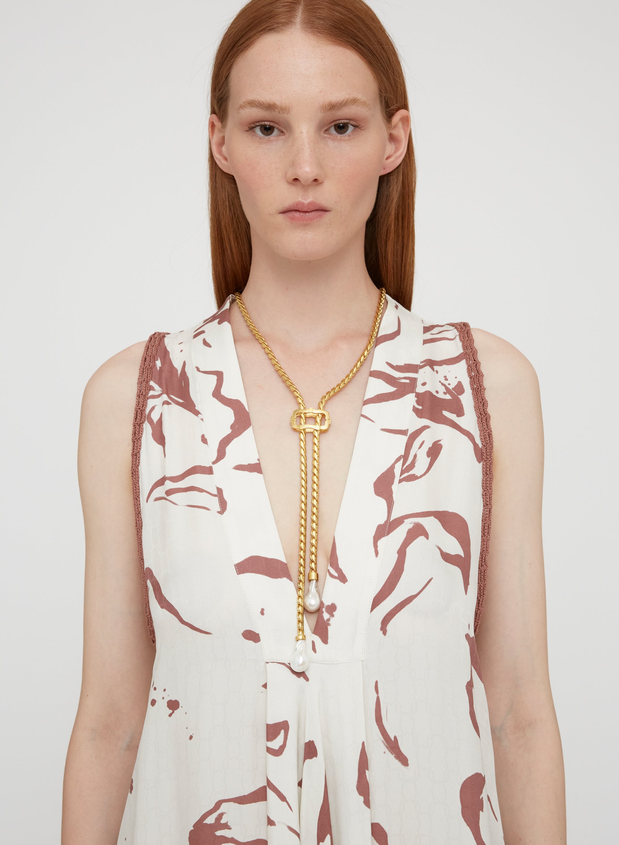 Chalk_2QTY // Robe midi ourlet asymétrique - Chalk