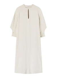 Sand_8QTY // Robe droite à encolure goutte d'eau - Sand