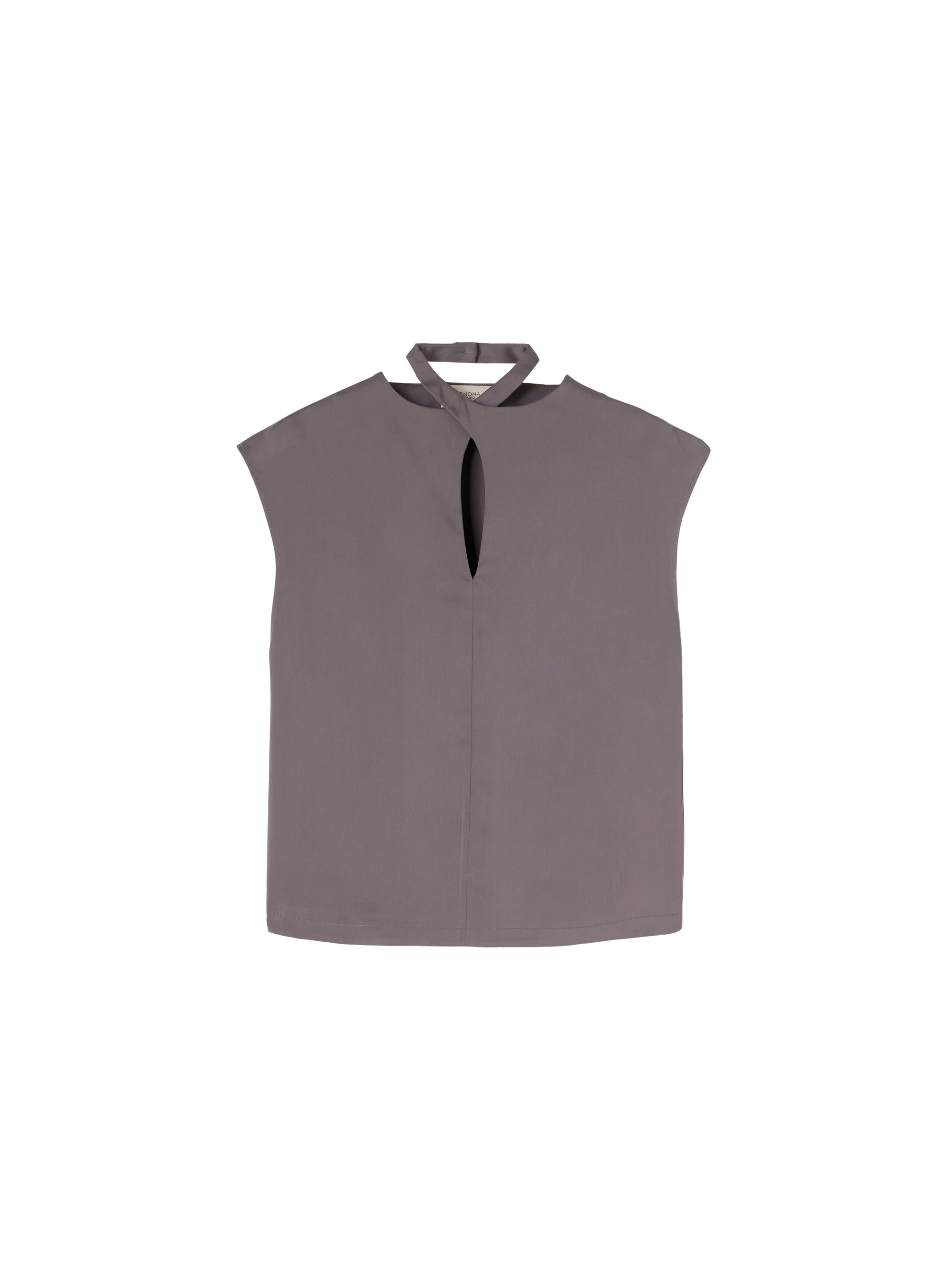 Fumo_1QTY // Chemisier col croisé à découpe en V - Fumo