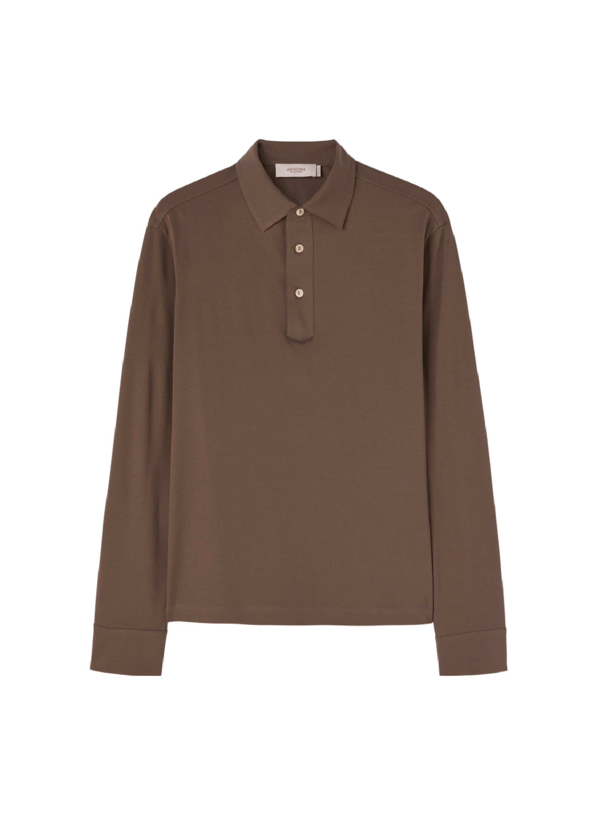 Atom_1QTY // Polo manches longues à boutons - Atom