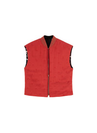 Romeo_18QTY // Gilet réversible matelassé en soie mélangée - Romeo