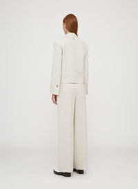 Chalk_1QTY // Blazer court à carreaux - Chalk