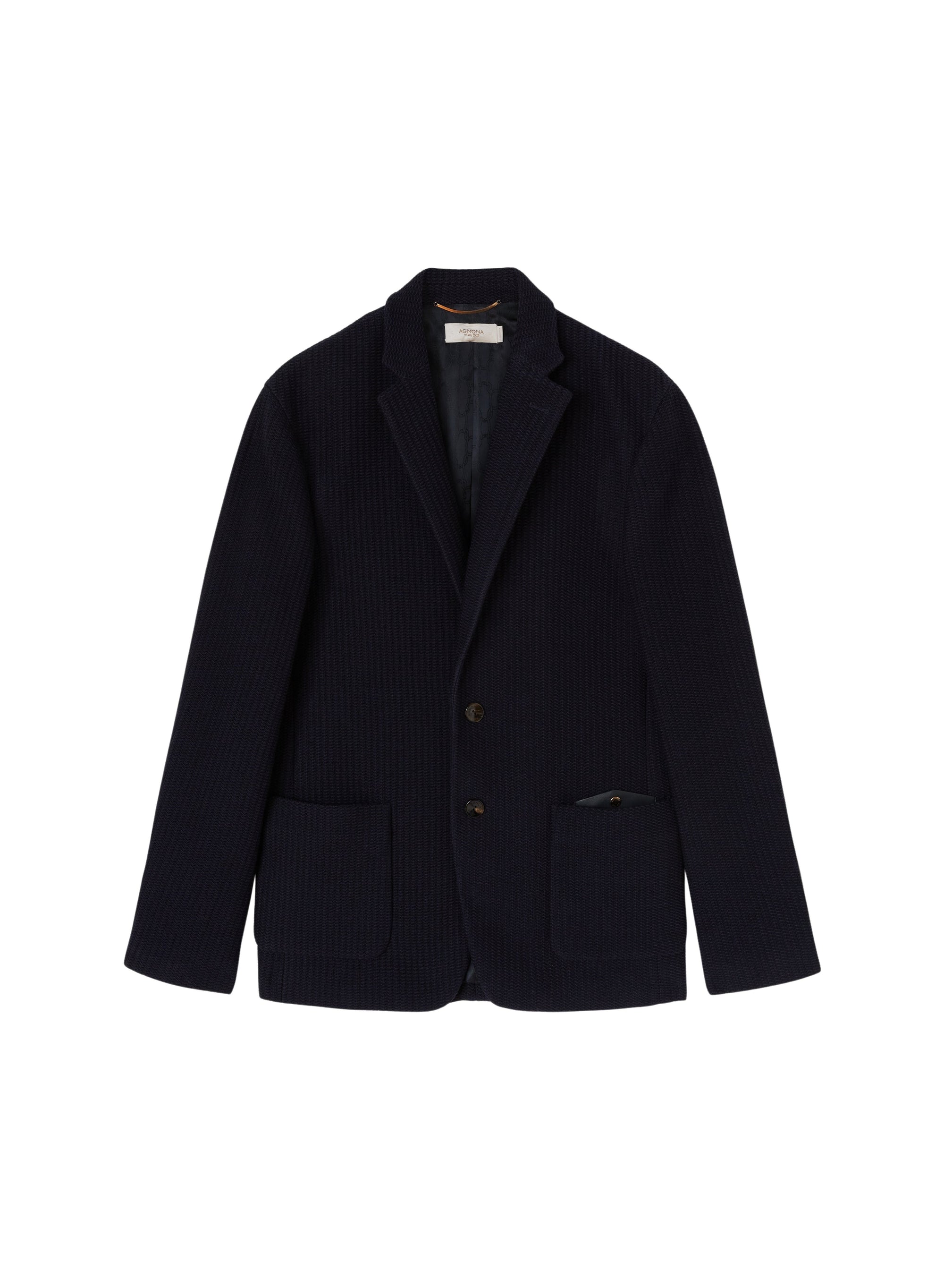 Eclipse_2QTY // Veste blazer à motif géométrique en maille - Eclipse