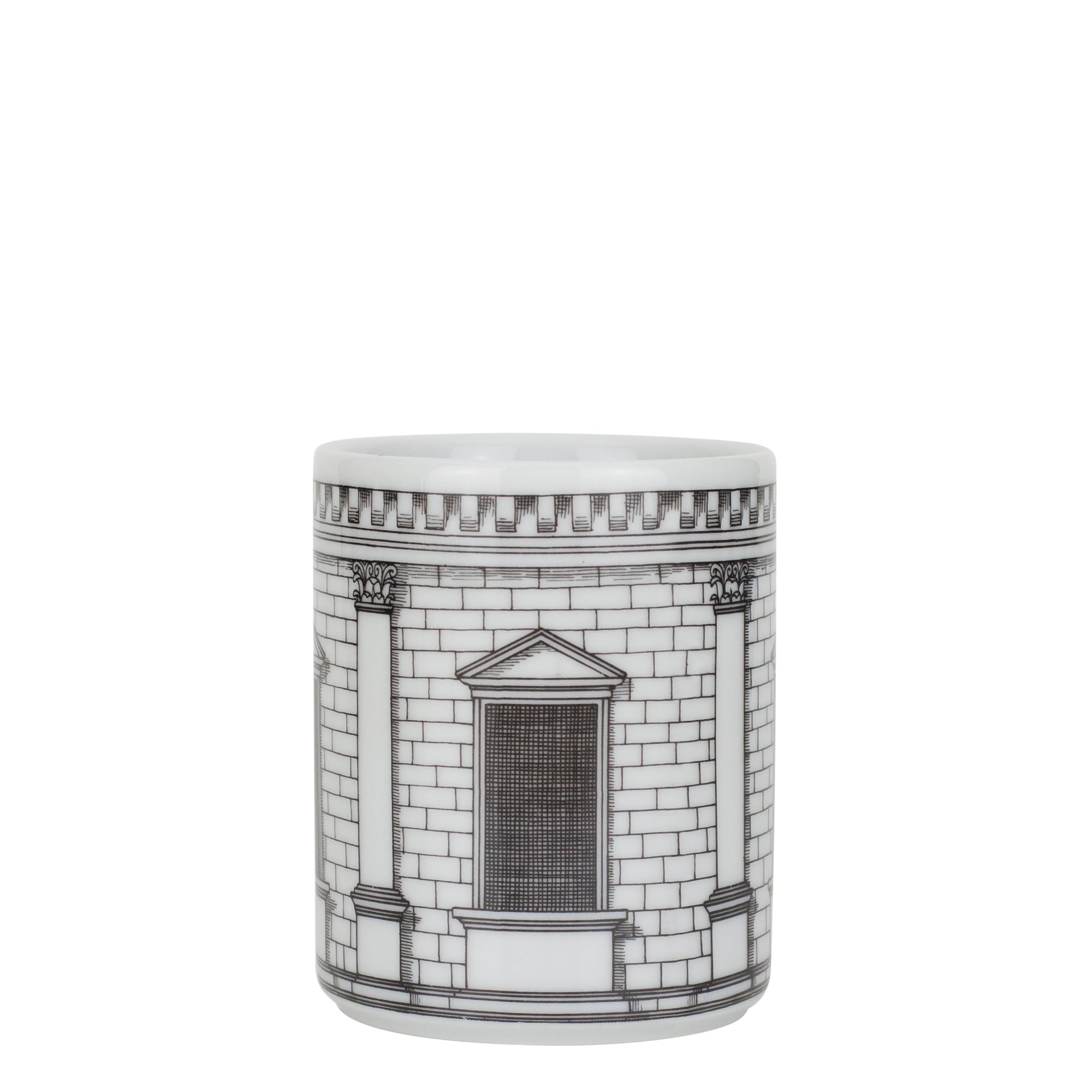 Architettura porcelain pencil case - Black & White