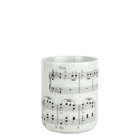 Diagramma Musicale porcelain pencil case - Black & White