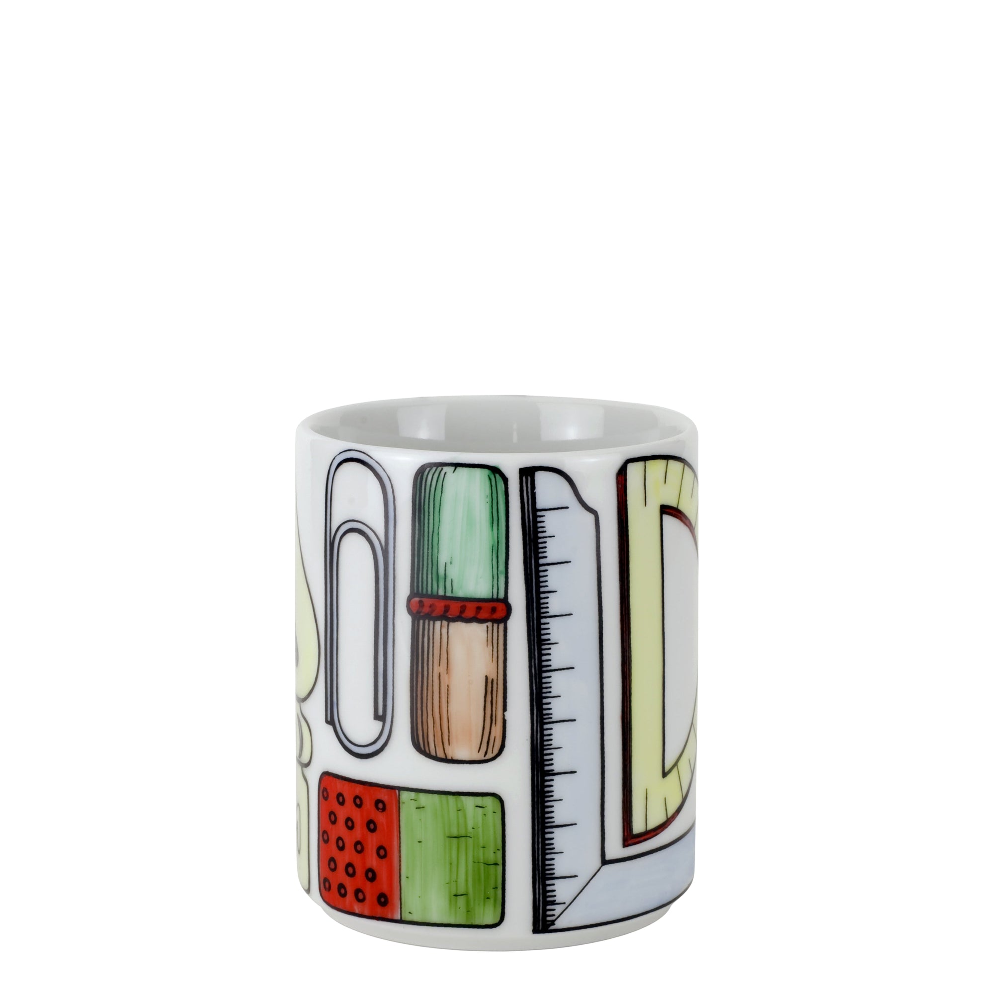 Scrittura porcelain pencil case - Multicoloured