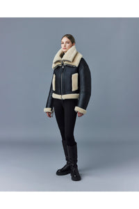 Penelopa wool bomber jacket - Black